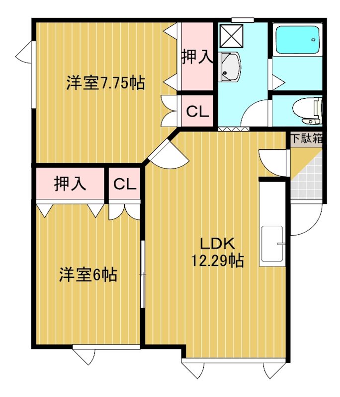 プリーゼント三楽 間取り