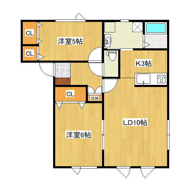 ブランフル２ 間取り