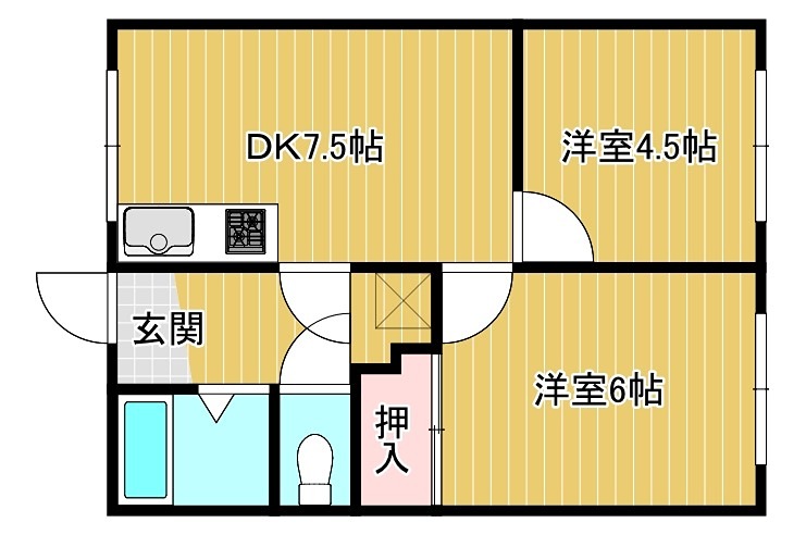 ＴＫハイツ 間取り