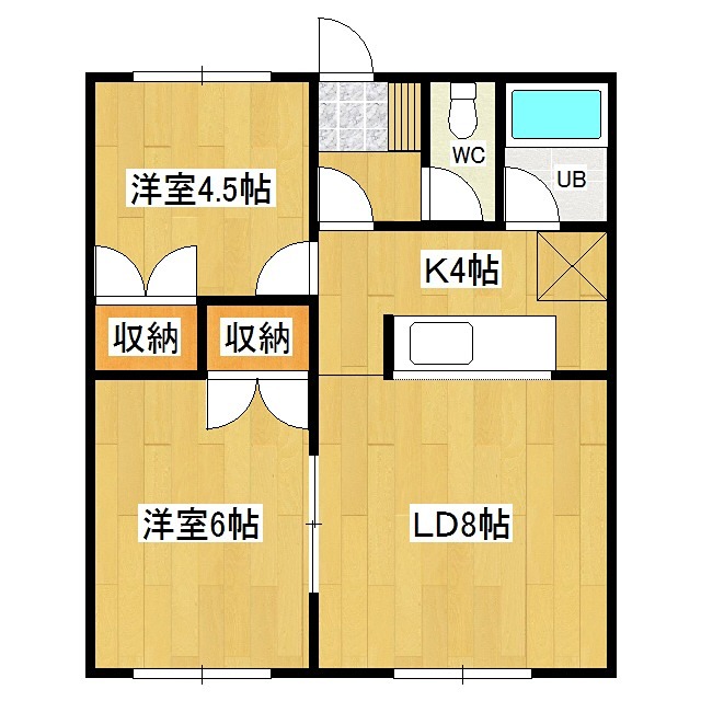 美山ハイツ 間取り