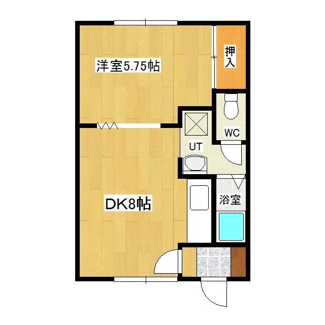 大幸ハイツ山下 間取り