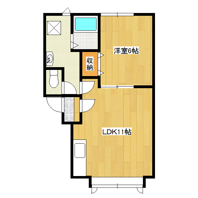 桑原ハイツ２ 間取り