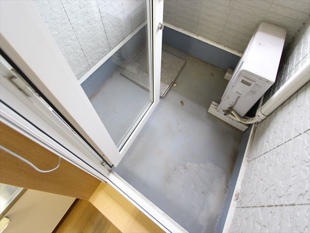 ハイツあしたば ベランダ