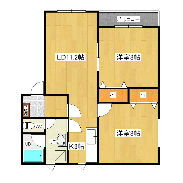 カームライフ北進Ⅱ 間取り