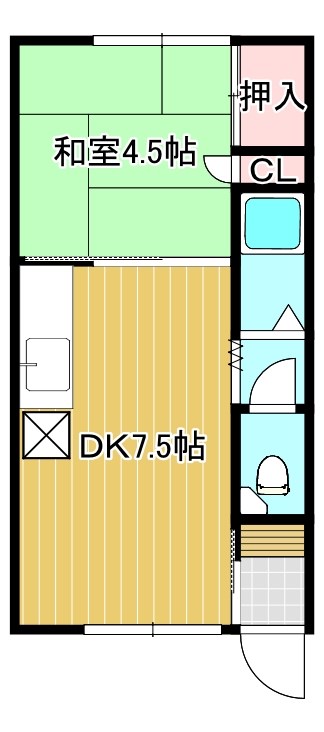 南仲町１号ハイツ 間取り