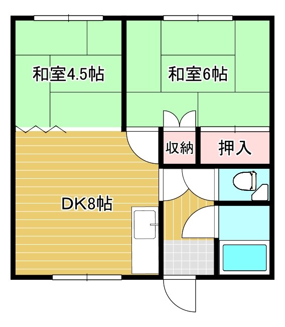 スカイコーポ 間取り