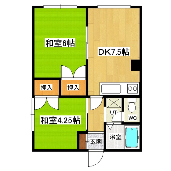 コーポにいもと 間取り
