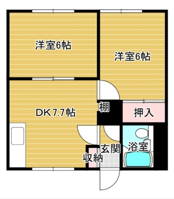 香登マンション 間取り