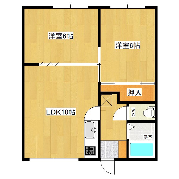 幸陽ハイツ 間取り