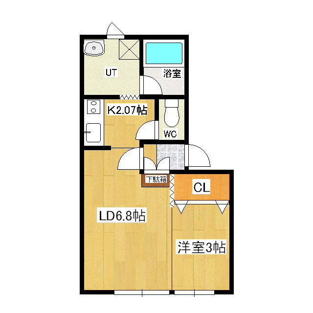 ハイツS2 間取り