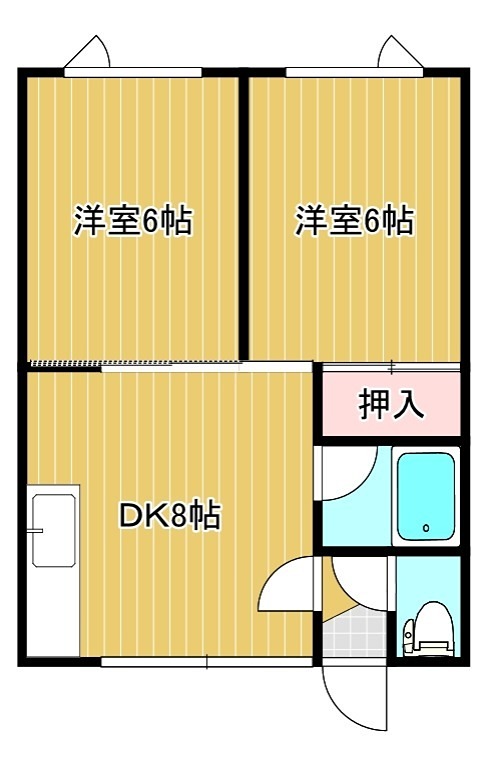 広明パークハイツ 間取り