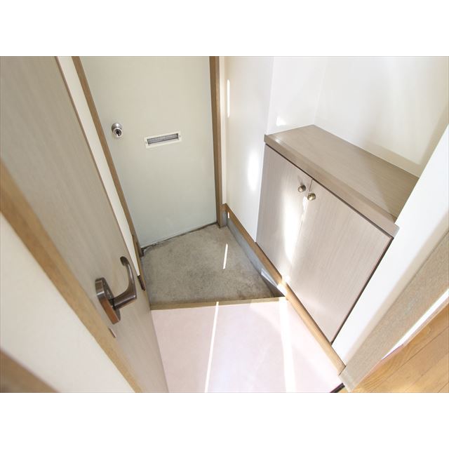 河口マンションＢ 玄関