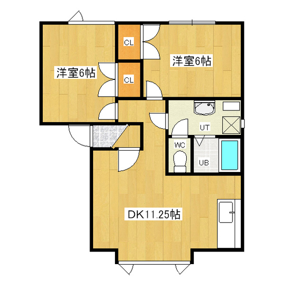 ハピネス北光 間取り
