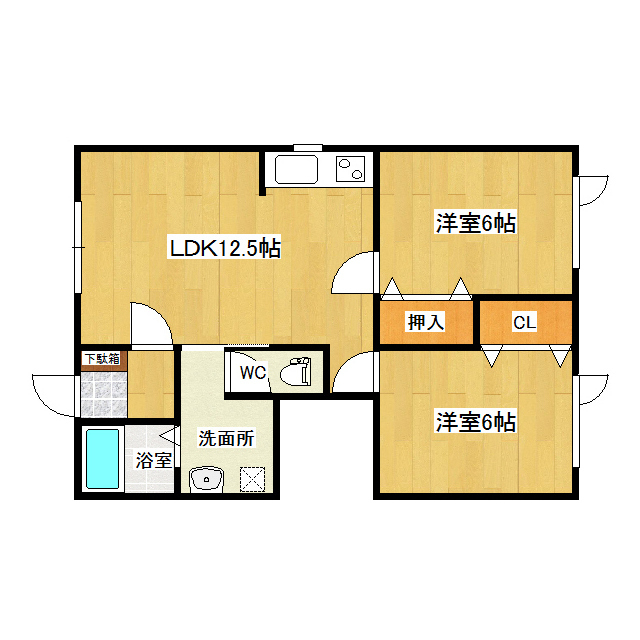 シャトーＫ 間取り