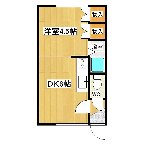コーポラスマドカ 間取り