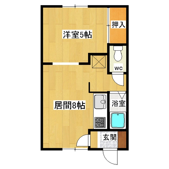 大幸ハイツ山下 間取り