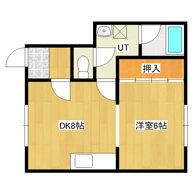 花月コーポ 間取り