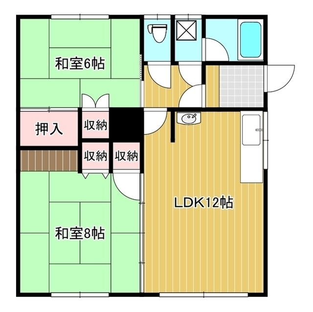 鉄南ハイツ 間取り