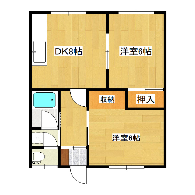 ハイツせんだい 間取り