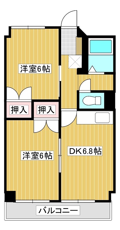 ヴィラナリー北見１ 間取り