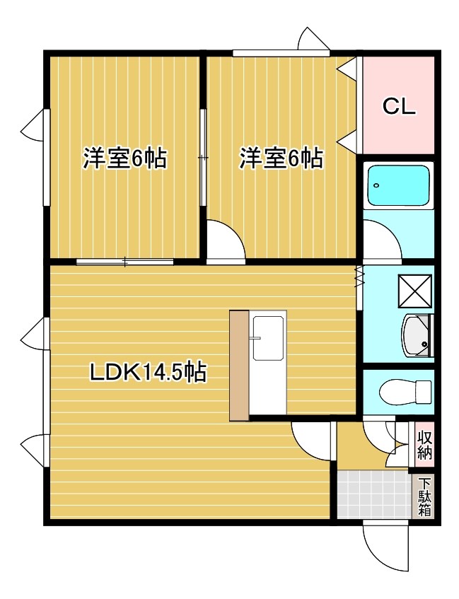 コーポTAR2 間取り