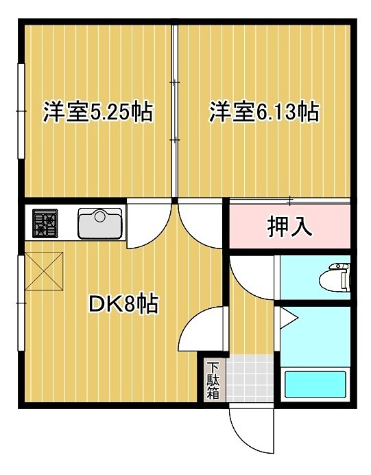 コーポ緑ヶ丘 間取り