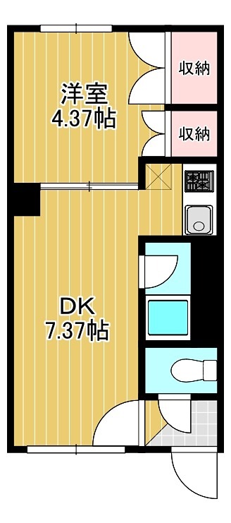 加納マンションＢ 間取り