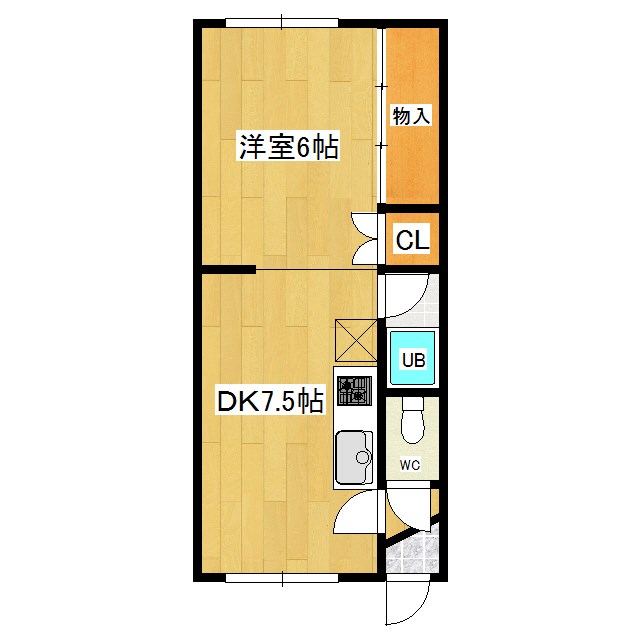 ハイツフロックス 間取り