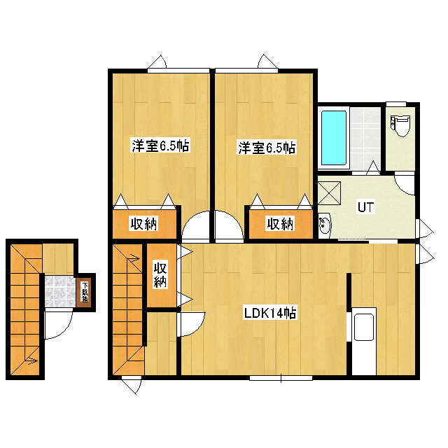 北海道北見市無加川町421番地50 間取り