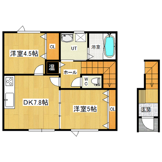 Cuore（クォーレ） 間取り