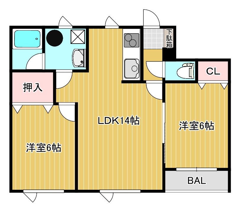 リバティ中央 間取り