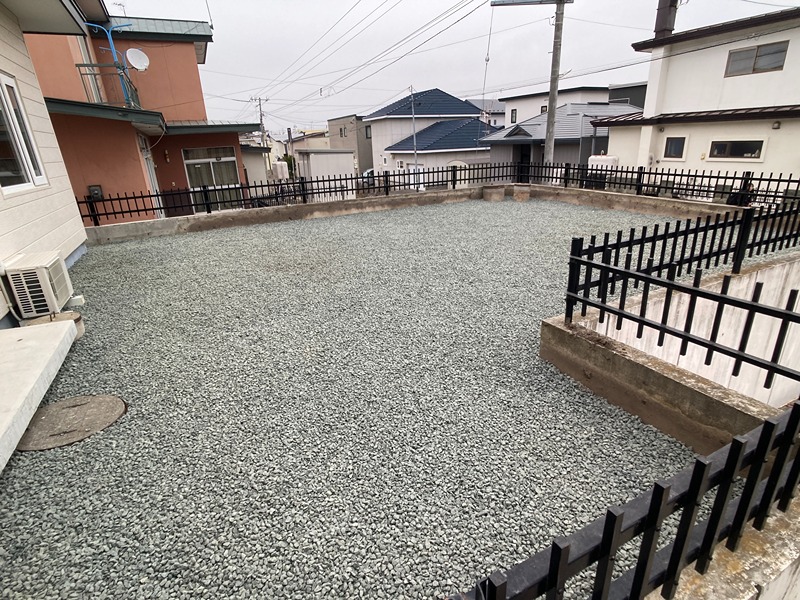 北海道北見市高栄東町２丁目9番11号 庭