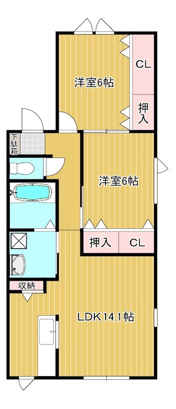 ハイツカノン 間取り