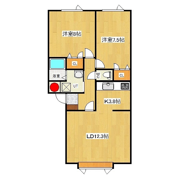 チロルⅤ 間取り