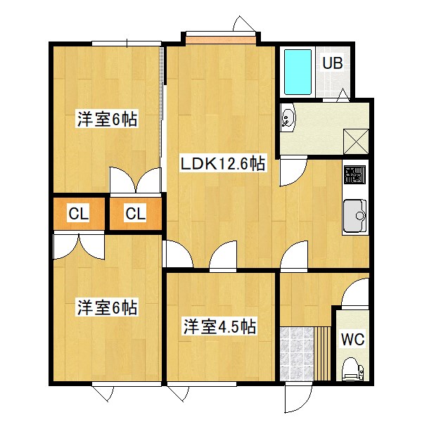 コーポ高栄 間取り