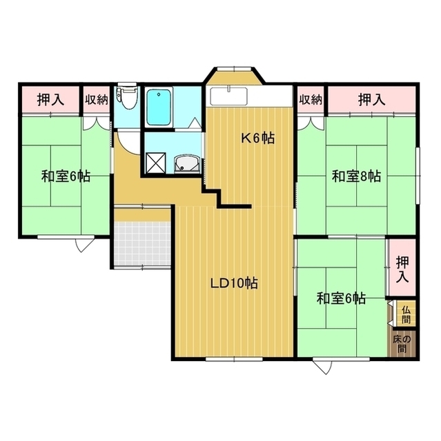 北海道北見市北光443-70 間取り