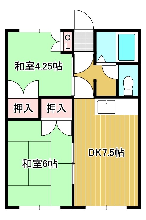 コーポにいもと 間取り