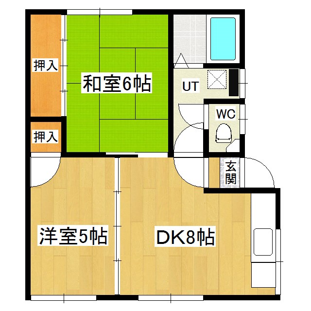 北海道網走郡美幌町東町１丁目104-21 間取り