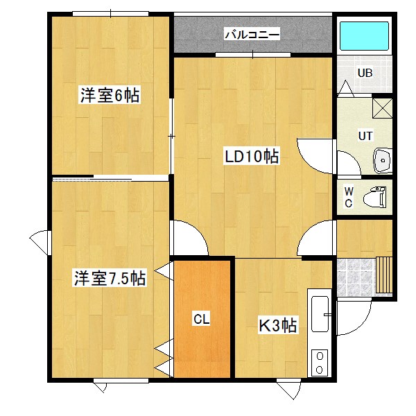 ドリームハイツＡ棟 間取り