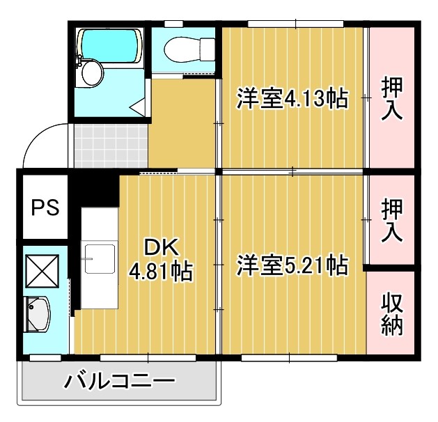 ヴィラナリー北見３ 間取り