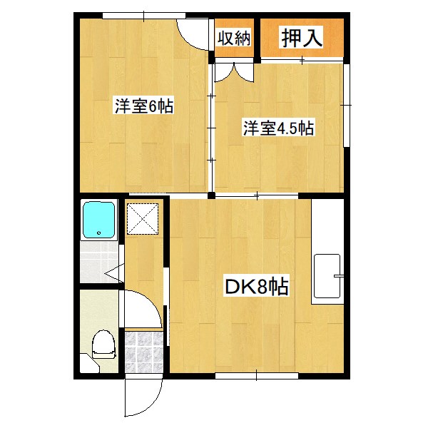 コーポ加納 間取り