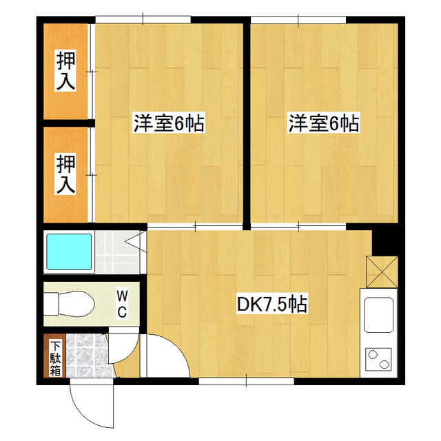 フラワーハイツ 間取り