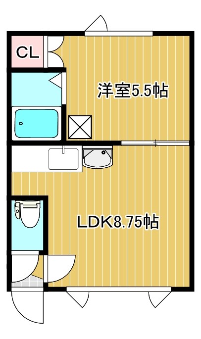 オニオンハイツ西富 間取り
