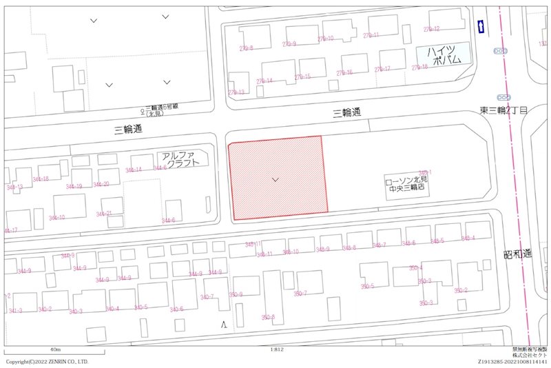 中央三輪１丁目３４８－１７貸地 その他