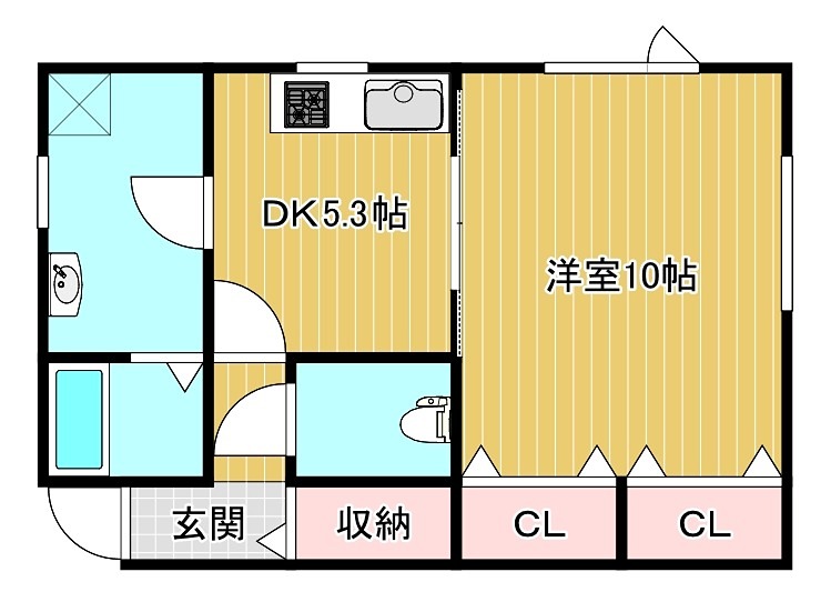 CLAIR（クレール） 間取り