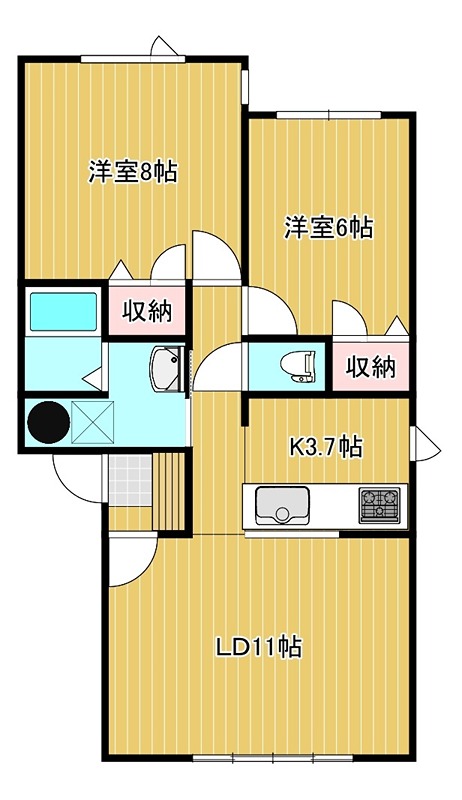 エクセシオールⅡ 間取り