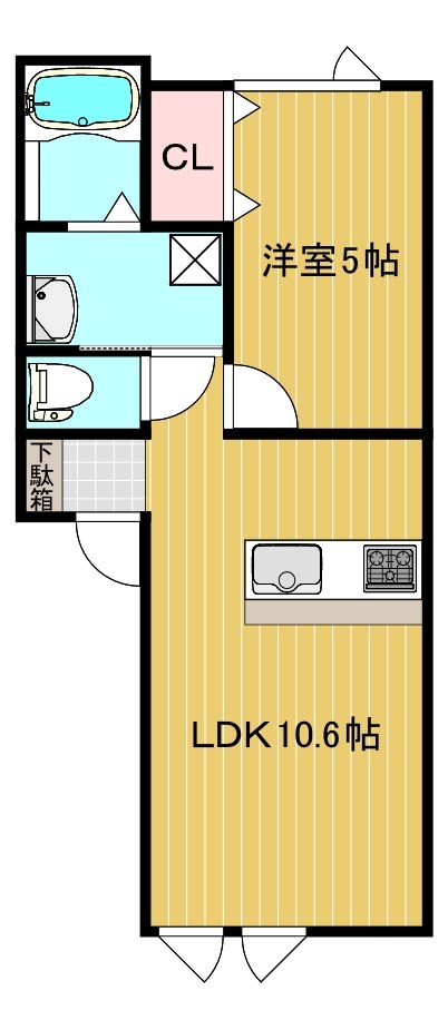 ルミナーレ三輪 間取り