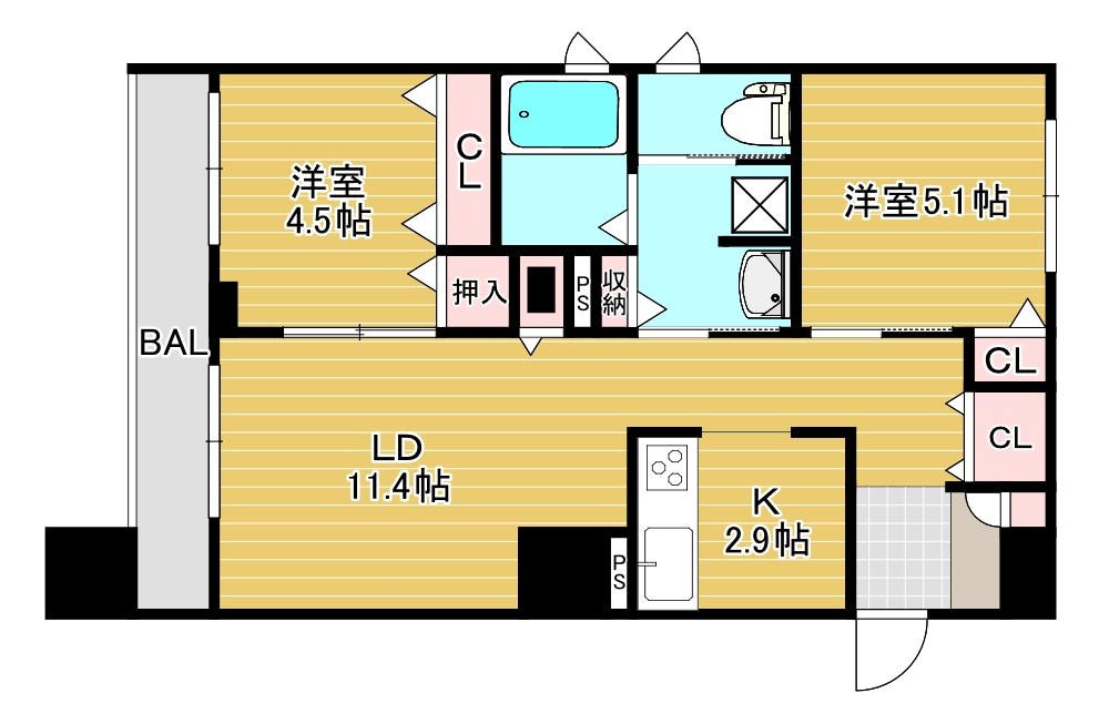 mottoたくま宿 間取り