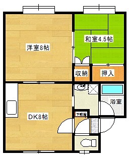 華奈ハイツ 間取り