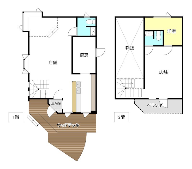 末広町３８８－１店舗 間取り